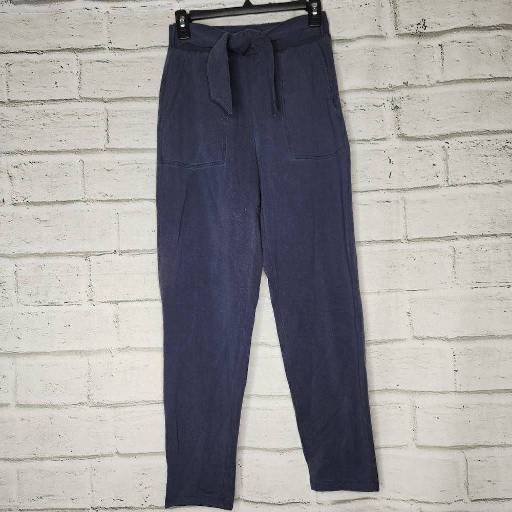 Summersalt Tie-Waist Jogger Pants Navy Size Small Womens Casual Comfort